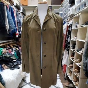 Banana Republic Vintage Leather Coat